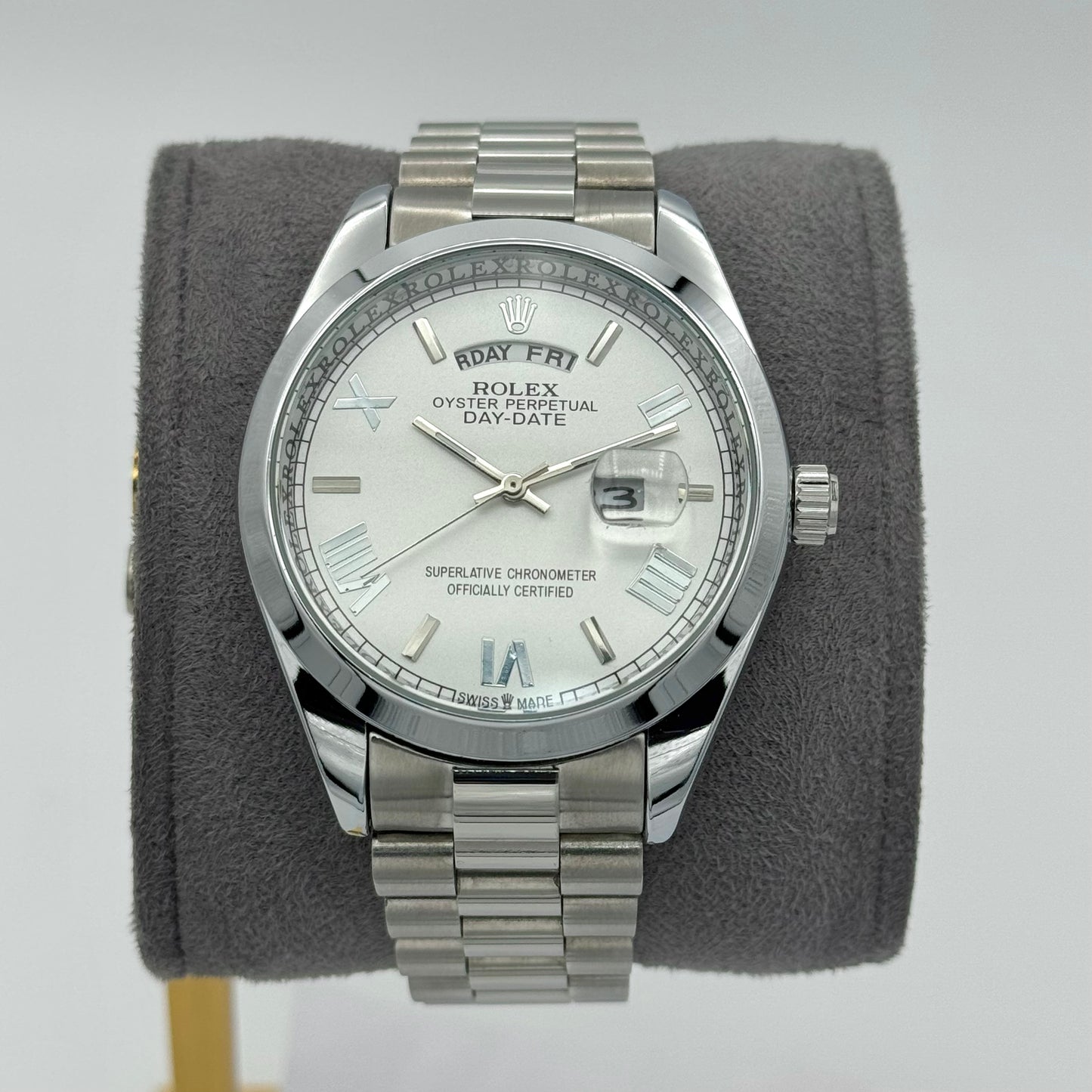 DAY DATE ARGENT
