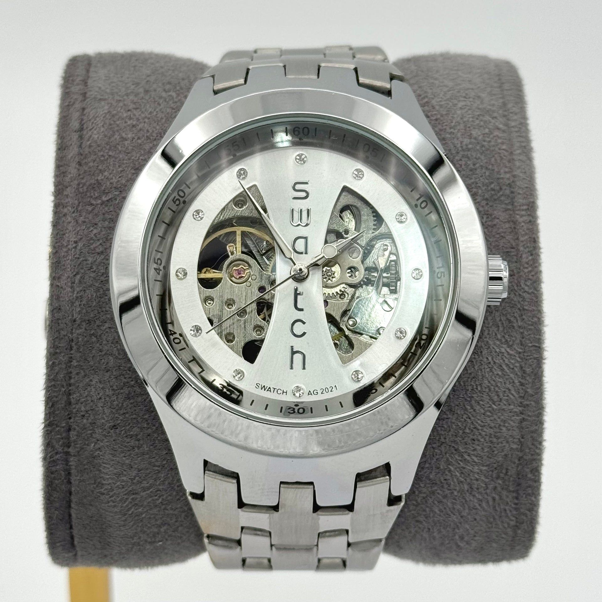 SWATCH mécanique ARGENT - Main Image