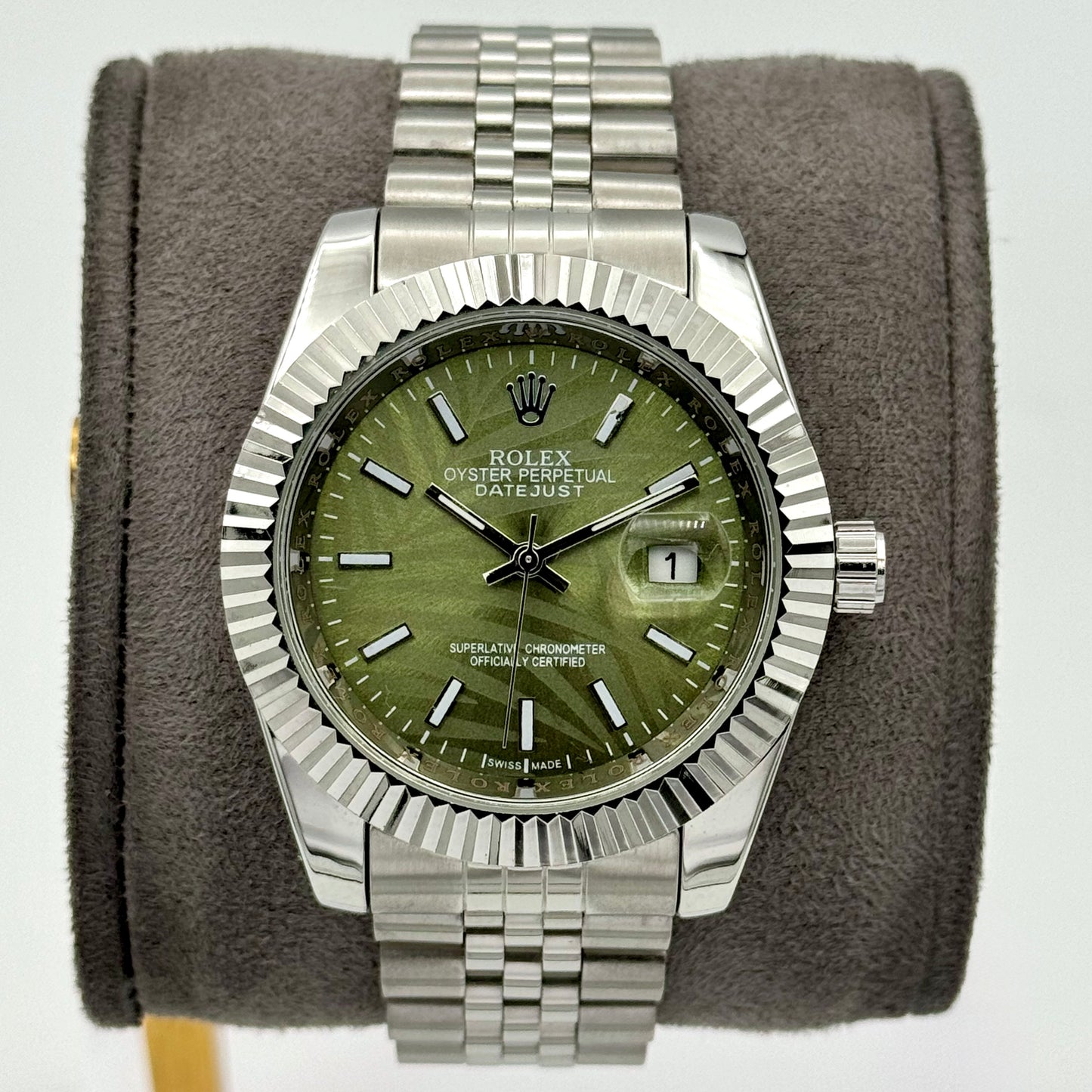 ROLEX DATEJUST — Cadran Vert Palm