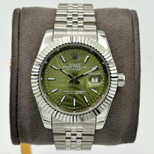 ROLEX DATEJUST — Cadran Vert Palm