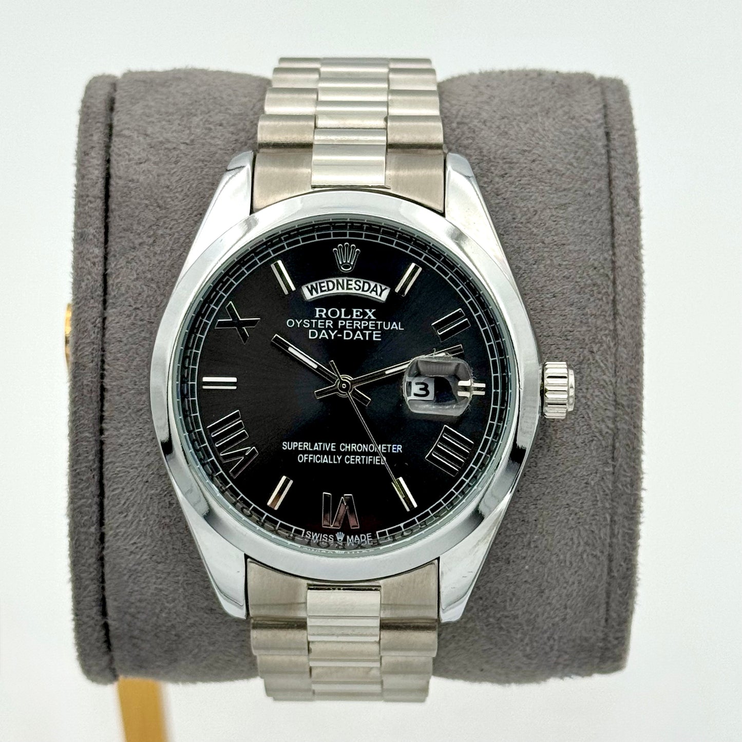 ROLEX DAY DATE ARGENT